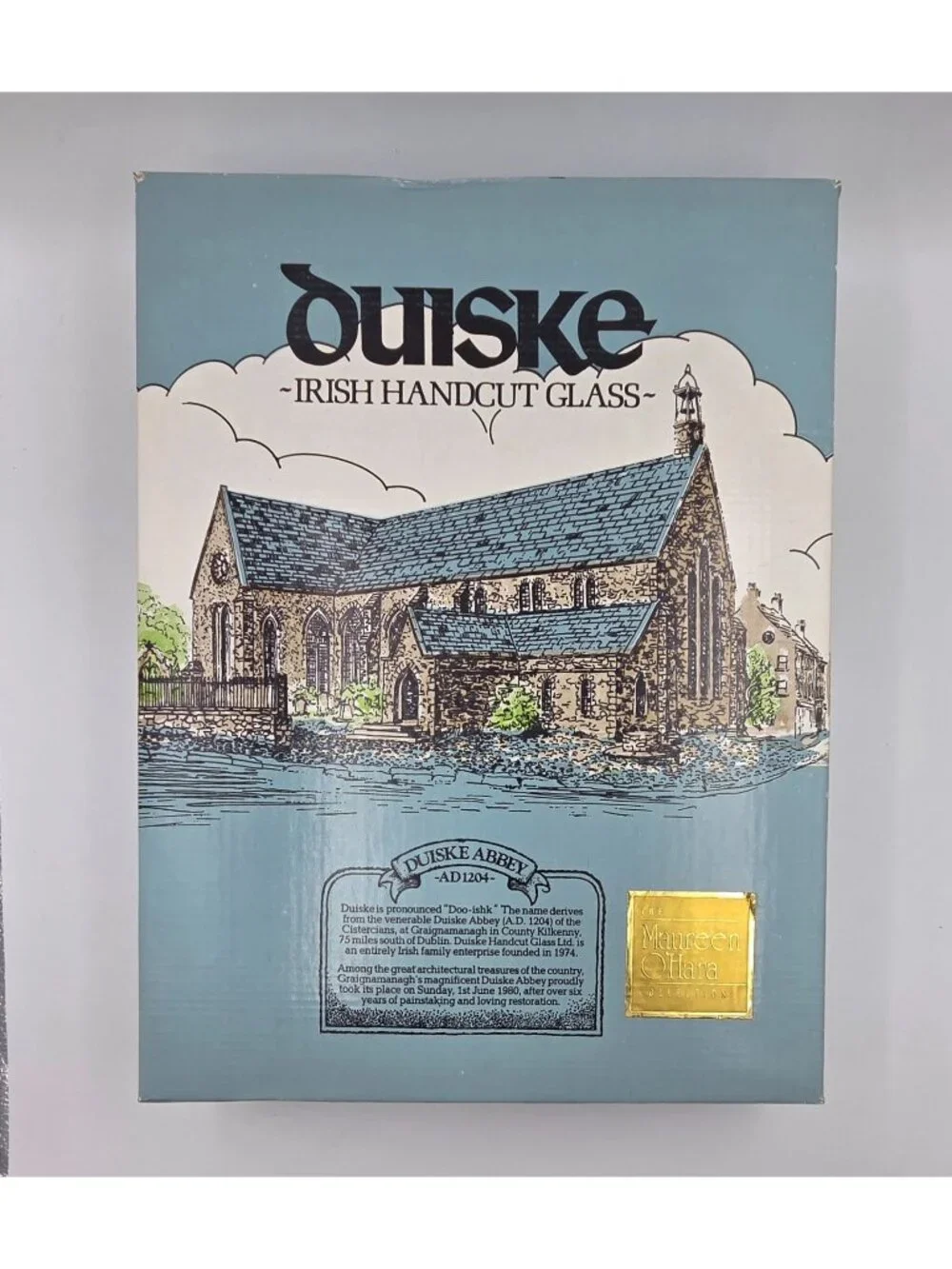 Duiske Glass The Maureen O'Hara Collection Set of 6 Wine Glasses
